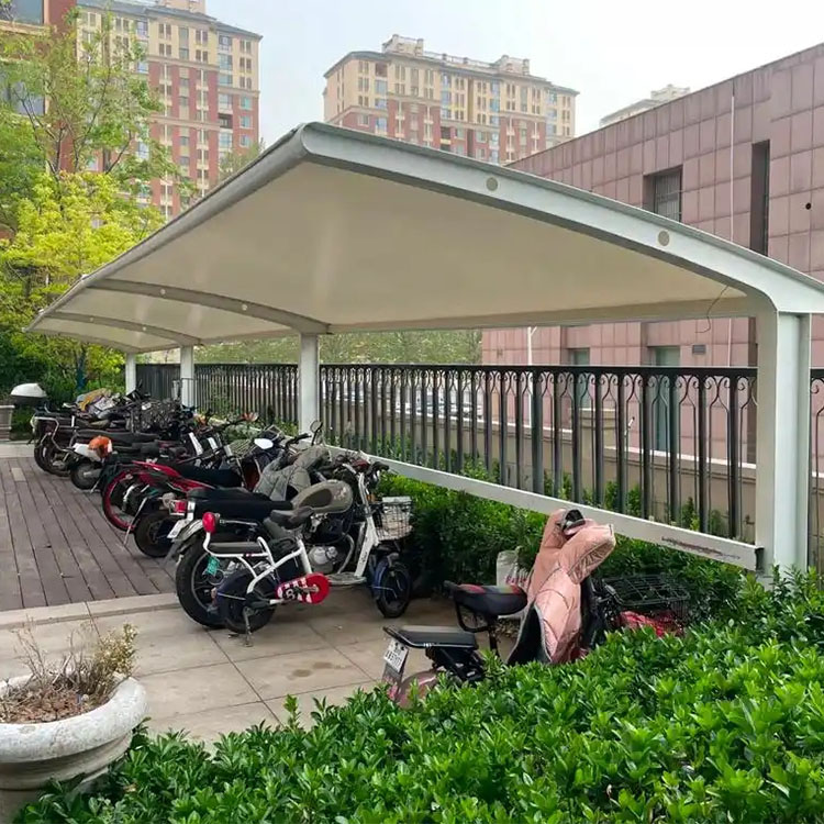 杞县膜结构电动车棚